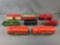 Group of Marx Tin Trains and American Flyer lines train cars