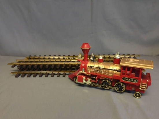 Great Western Plastic Engine with some Straight Track