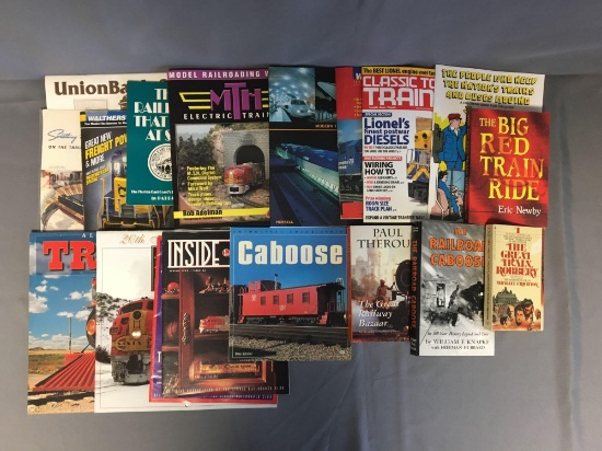 Group of Train Books, Magazines and Calendars