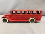 Skoglund and Olson Seto cast iron bus with driver