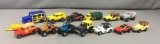 Group of 14 Matchbox, Hotwheels Die-cast Vehicles and more