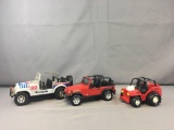 Group of 3 Jeeps