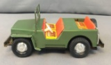 Vintage Tin Litho Civilian Jeep