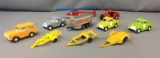Group of 10 Vintage Toosietoy Die-Cast Vehicles
