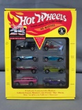 Hot Wheels 25th anniversary collectors edition die cast cars set in original packaging