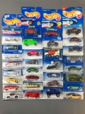 Group of 31 die cast Hot Wheels Vehicles in Original Packaging