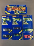 Group of 7 die-cast Matchbox Days of Thunder vehicles in original packaging