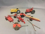 Group of vintage Tractors and accessories