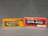 Group of 2 Lionel Joshua Lionel Cowen Caboose and CP Flat Car with Vans