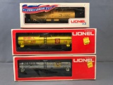 Group of 3 Lionel tanker cars in original boxes