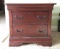 Broyhill wood bed side table