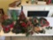 Group of Christmas decor plates and more