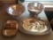 lot of 4 vintage silver plate bowls and servers