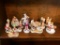 lot of 12 Sebastian hand cast and hand-painted miniatures