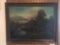 Vintage oil painting country scenery