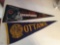 Group of 2 Souvenir felt pennant