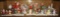 Shelf lot of Norman Rockwell Christmas porcelain figurines and ornaments