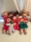 Group of 8 vintage cabbage patch kids