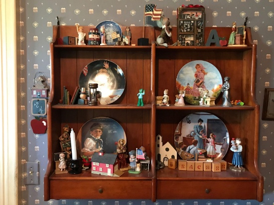 Group of miscellaneous decor and knickknacks