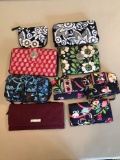 Group of 9 Vera Bradley Wallets and more