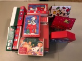 Group of Peanuts/Snoopy Christmas Holiday cards