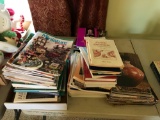 Large group of books and magazines