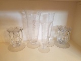 Lot of 5 Vintage Cambridge Etched Glass.