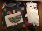 Drawer of placemats, towels, apron and more