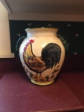 Rooster kitchen decor jar