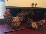 Group of 2 roosters