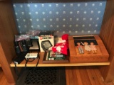 Shelf lot of miscellaneous items