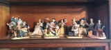 Group of eight Norman Rockwell porcelain figurines