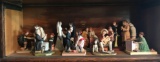 Group of eight Norman Rockwell porcelain figurines