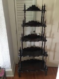 Vintage 5 tier shelf