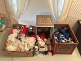 Large group of cabbage patch kids clothes