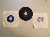 Group of 3 45s records cubs songs