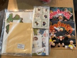 Group of Cabbage Patch Kids calendars, stickers and more