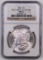 1886 P Morgan Silver Dollar (NGC) MS62.