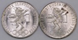 Lot of (2) 1968 Mexico ESTADOS UNIDOS MEXICANOS 25 Pesos KM# 479.1.