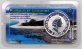 1991 Australia 1 Dollar Kookaburra 1oz. Silver.