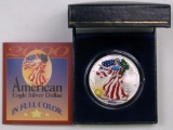 2000 Colorized $1 American Eagle Silver 1oz.