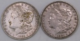 Lot of (2) 1921 P Morgan Silver Dollars.