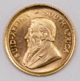 1984 South Africa 1/10th oz. Gold Krugerand.