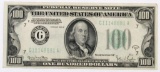 1934-D $100 Federal Reserve Note.