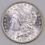 1887 P Morgan Silver Dollar.