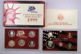 1999 U.S. Silver 9-Coin Proof Set.
