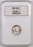 1939 P Mercury Dime (NGC) MS66.