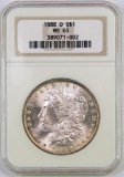 1888 O Morgan Silver Dollar (NGC) MS65