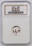 1941 P Mercury Dime (NGC) MS66FB.