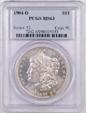 1904 O Morgan Silver Dollar (PCGS) MS63.